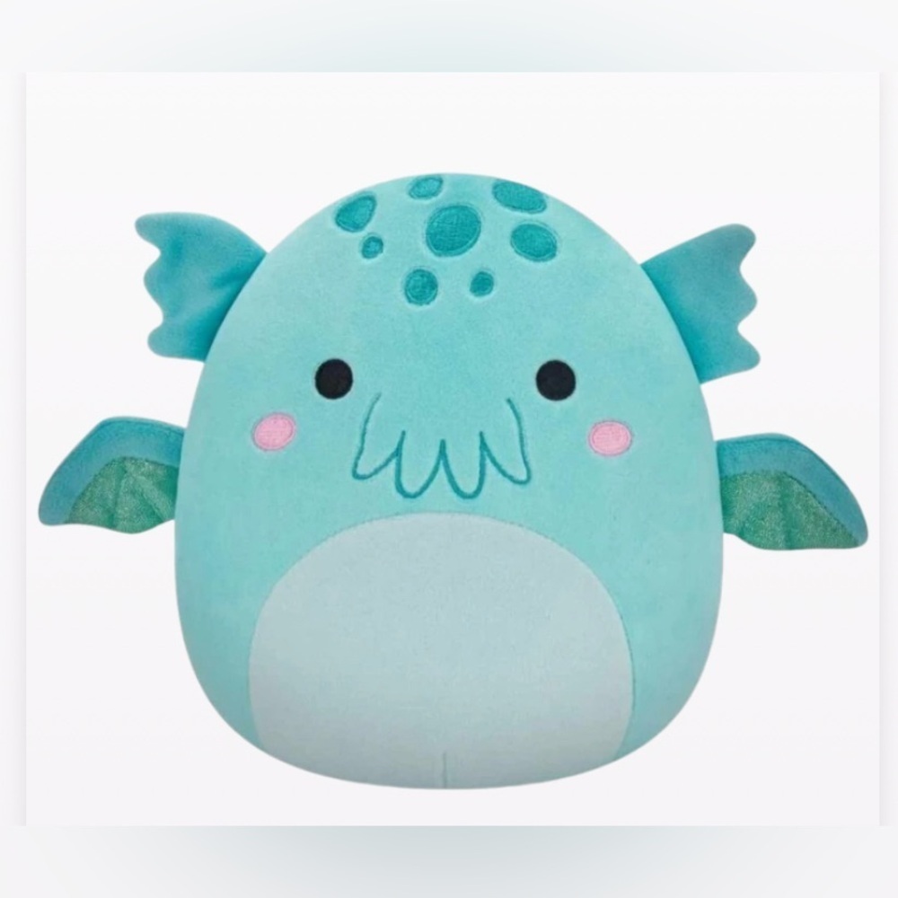 Squishmallows Theotto The Blue Cthulu Official Kellytoy Plush